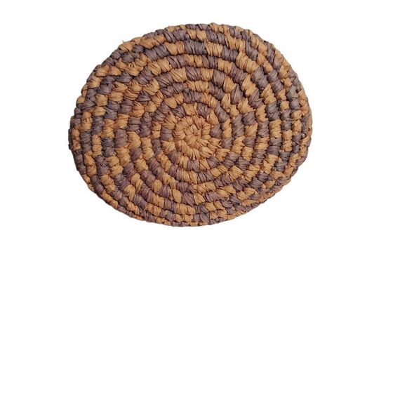 Vintage Maqui Hand-made Natural Straw Purse - Picture 3 of 5